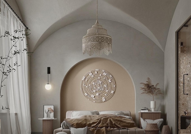 Спальня в стиле бохо: уникальные элементы и креативный декор