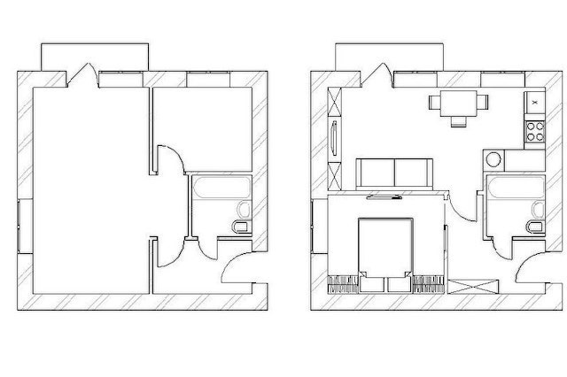 Дизайн двухкомнатной хрущевки с перепланировкой и без +79 фото
