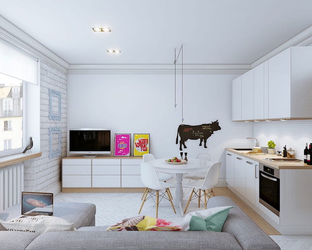 Дизайн двухкомнатной хрущевки с перепланировкой и без +79 фото