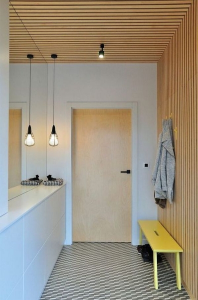 Прихожая для узкого коридора: тренды, лайфхаки + 60 фото