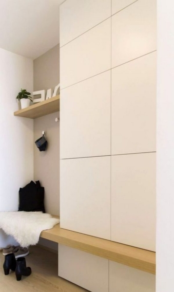 Прихожая для узкого коридора: тренды, лайфхаки + 60 фото