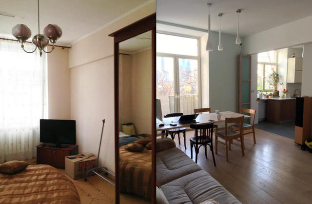 Ремонт квартир своими руками: фото до и после ремонта