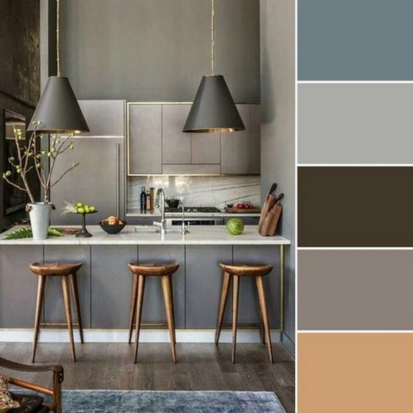 Сочетание цветов в интерьере кухни: основные правила и тренды