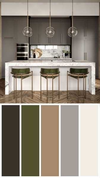 Сочетание цветов в интерьере кухни: основные правила и тренды