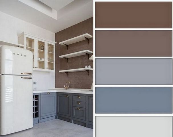 Сочетание цветов в интерьере кухни: основные правила и тренды