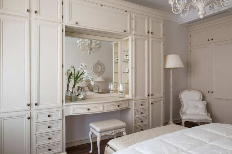 Идеи туалетного столика в интерьере спальни