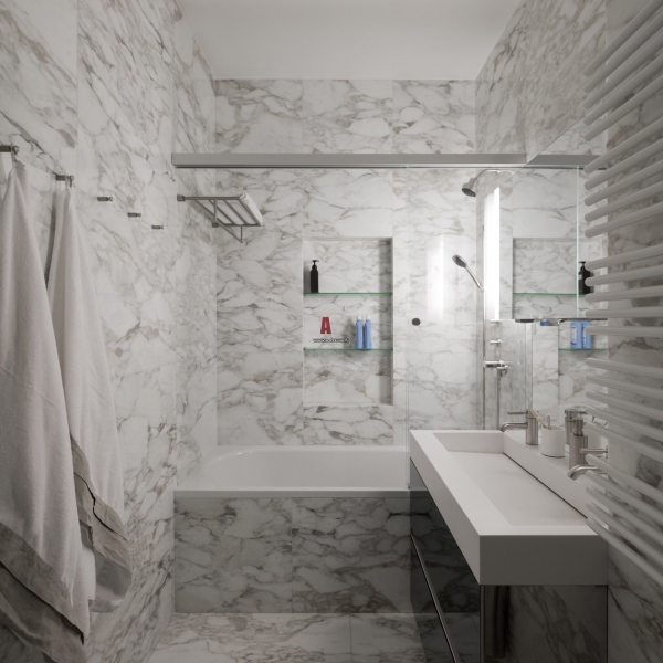 Магия мрамора: стильные идеи для вашей ванной комнаты