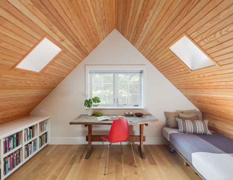 Домашняя библиотека в интерьере