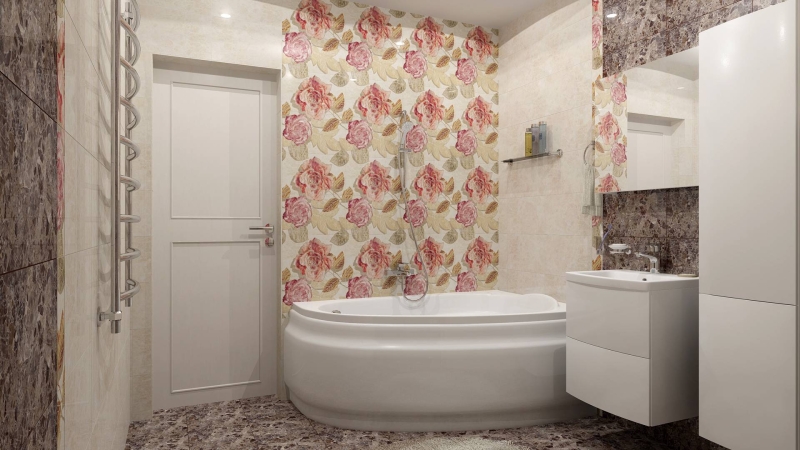 Уникальные идеи обоев для ванной комнаты 2024 года