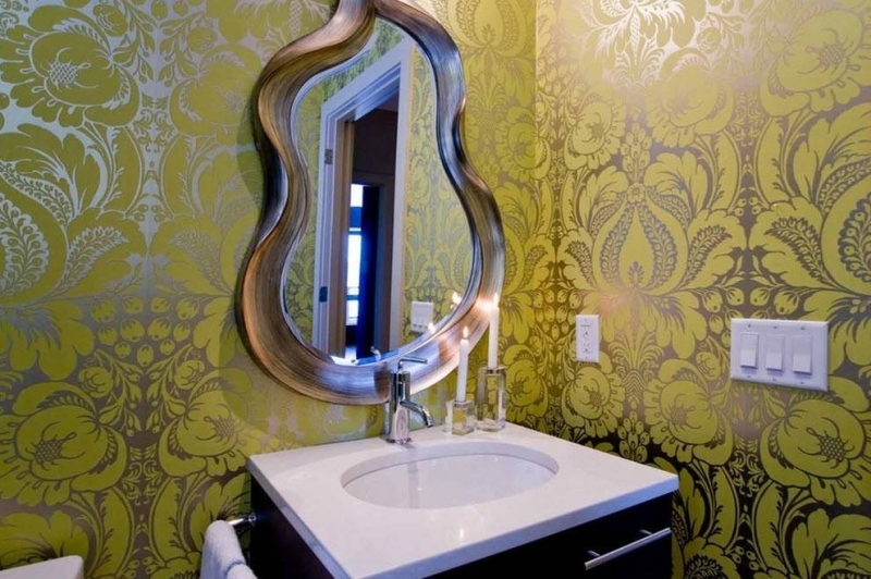 Уникальные идеи обоев для ванной комнаты 2024 года
