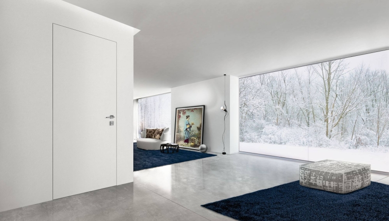 Скрытые двери в интерьере: оригинальный и практичный дизайн на фото