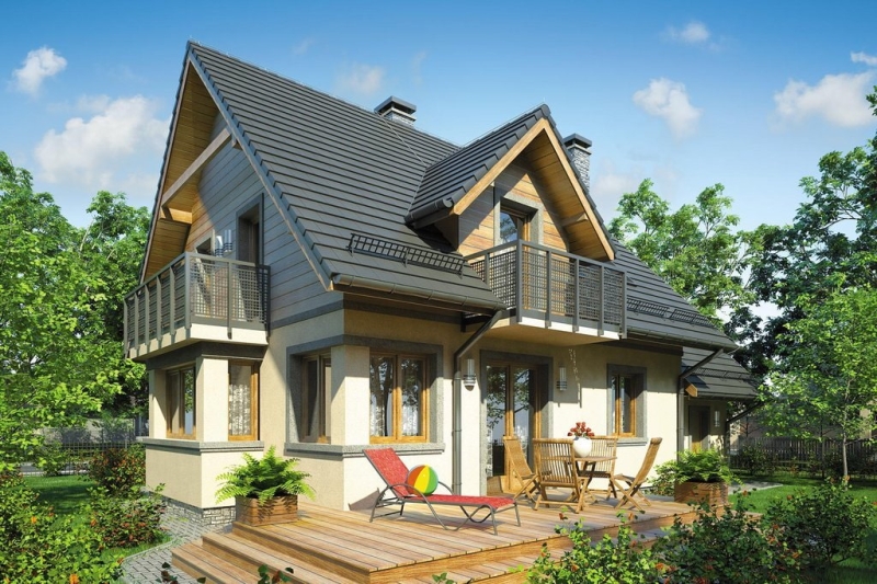 Планировка дома с мансардой: самые популярные проекты