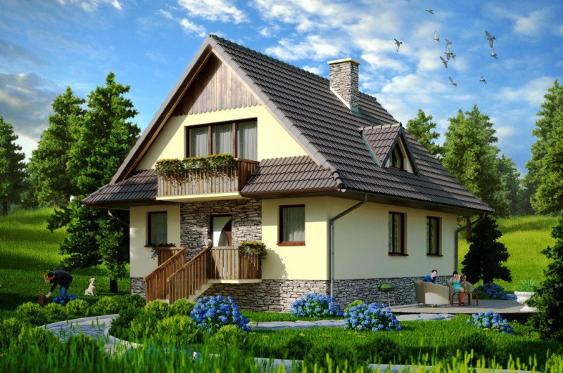 Планировка дома с мансардой: самые популярные проекты