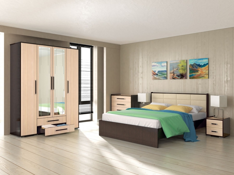 Модульные спальни в интерьере: особенности, плюсы и минусы