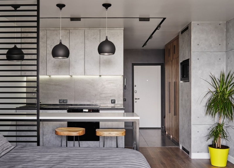 Дизайн однокомнатной квартиры: современные тенденции на фото