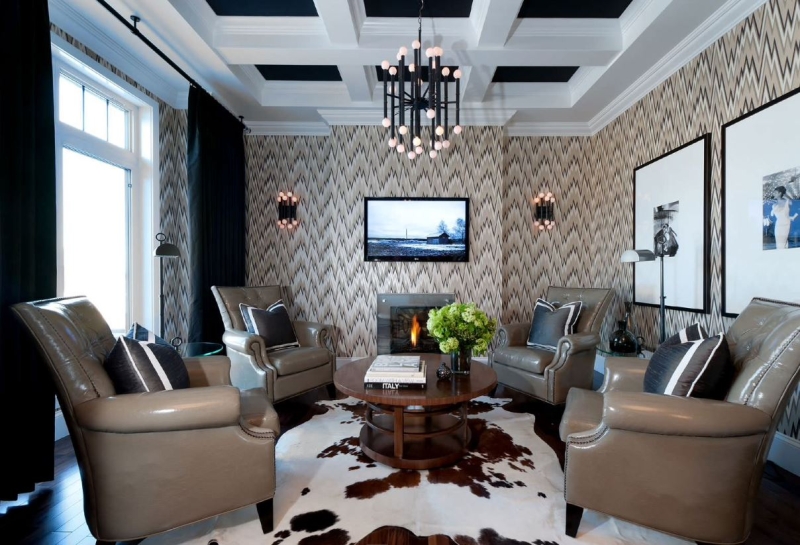 Модные узоры в интерьере: примеры и правила использования