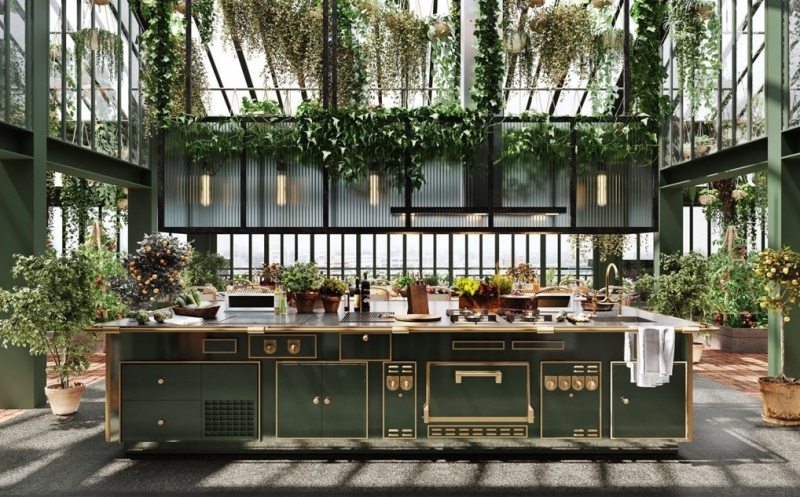 Зеленый оазис на кухне: топ идей кухонных растений и их преимущества