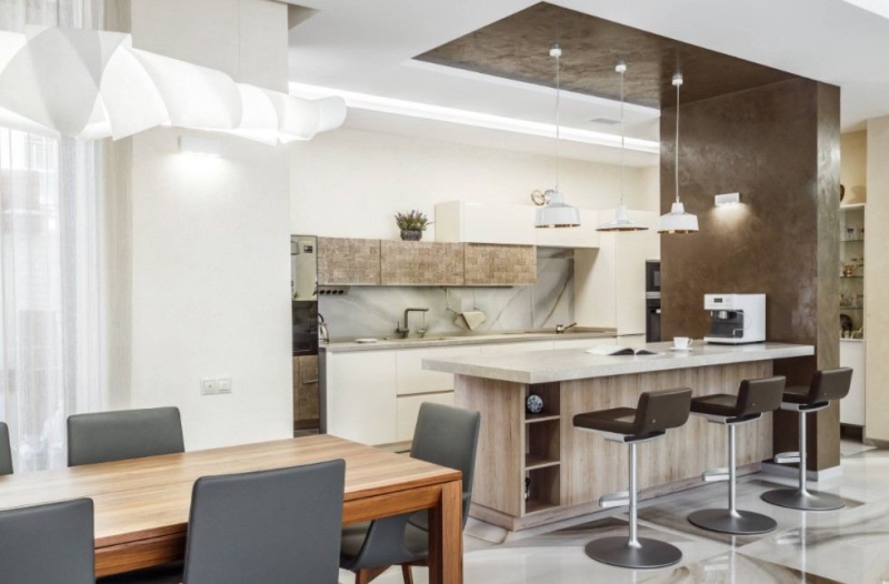 Стильные идеи кухонного острова для большой и маленькой кухни