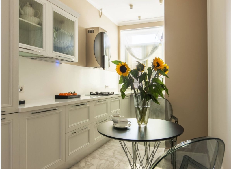 Планировка узкой кухни – главные принципы и советы дизайнеров