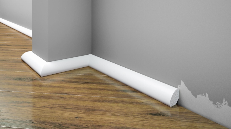 Как выбрать плинтус для пола: виды материалов и конструкций