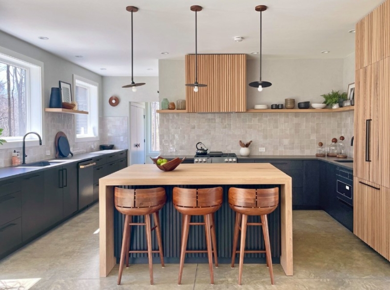 Современный эргономичный дизайн кухни