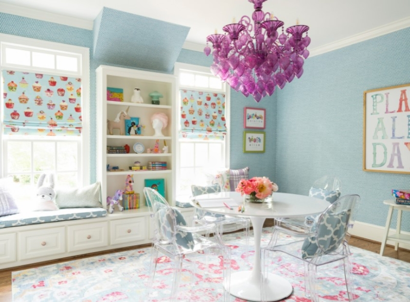 Флуоресцентные цвета в интерьере